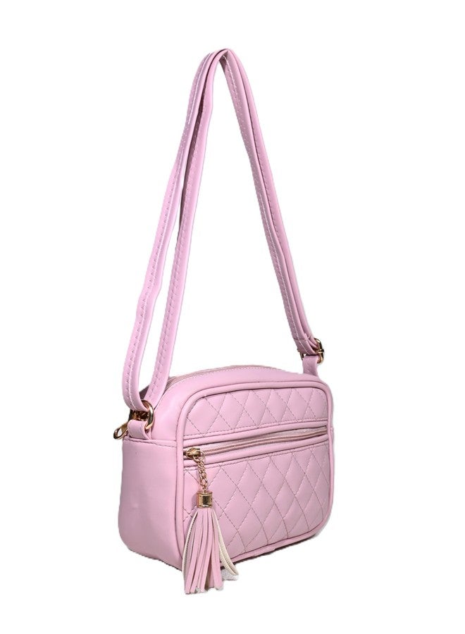 Donicy Tassel Chain on Front and Slim Adjustable Strap, Side Women Bag - Image 2