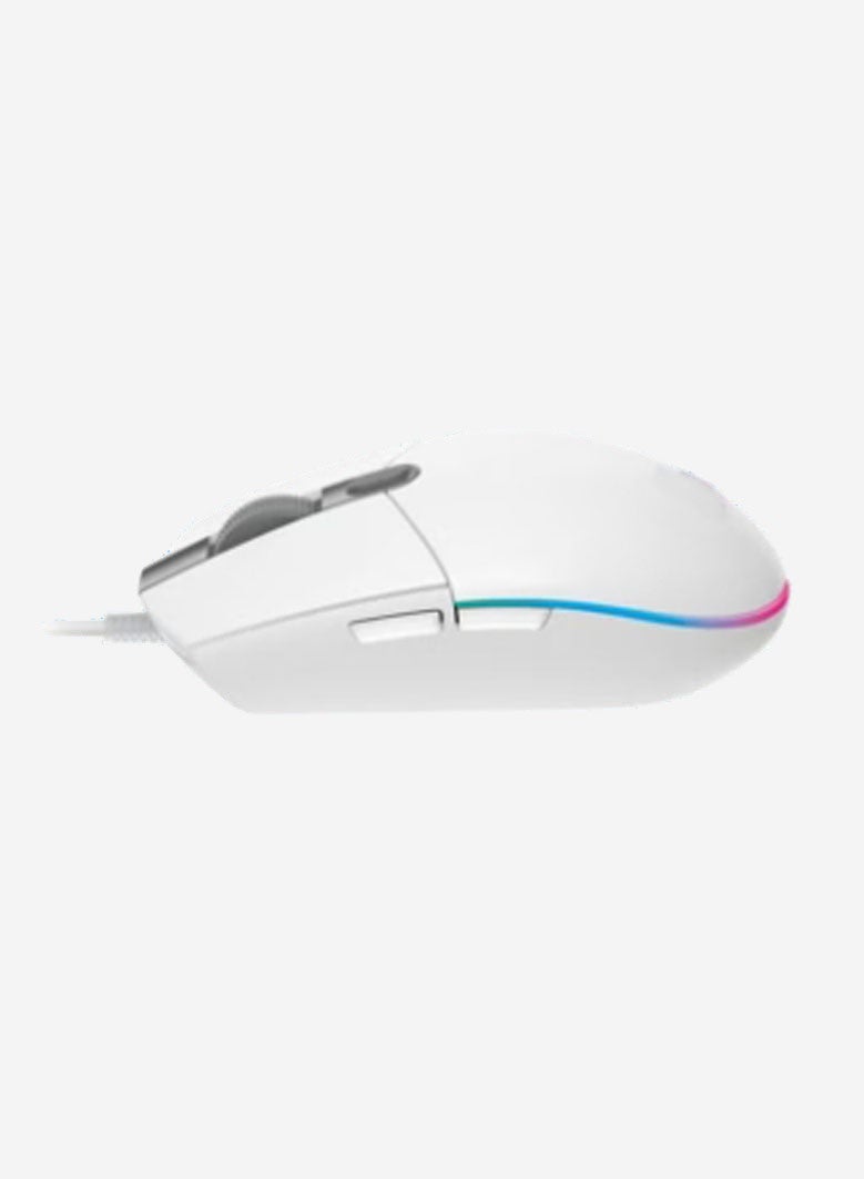 203G Wired Gaming Mouse,  , 6 Programmable Buttons  - White - Image 2