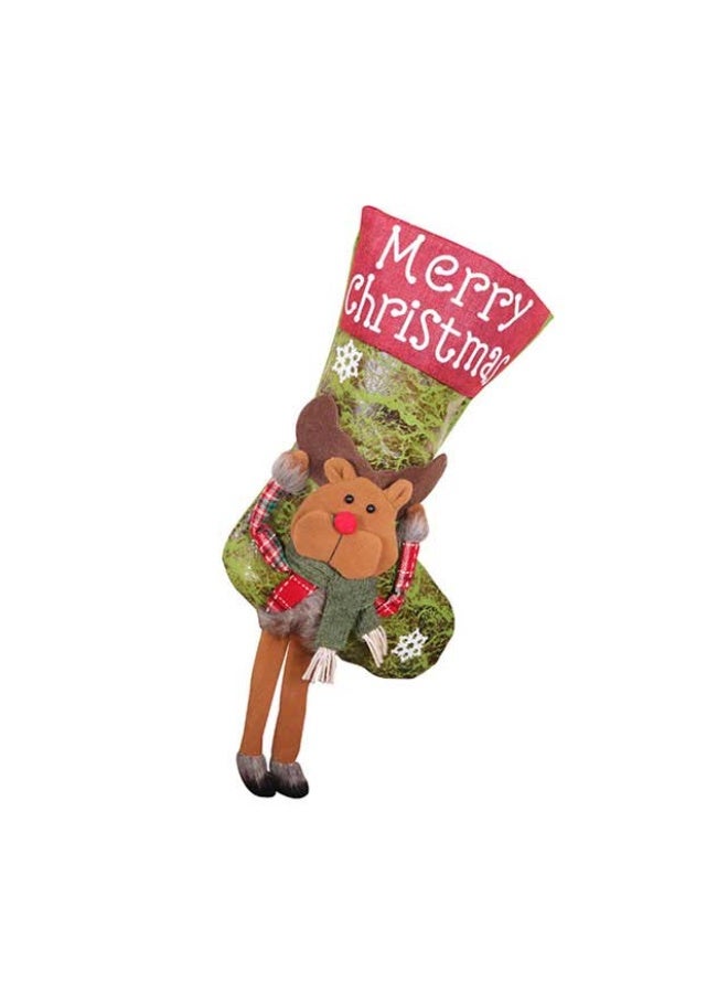 Christmas Stockings, MC Reindeer-55x26x21cm, China