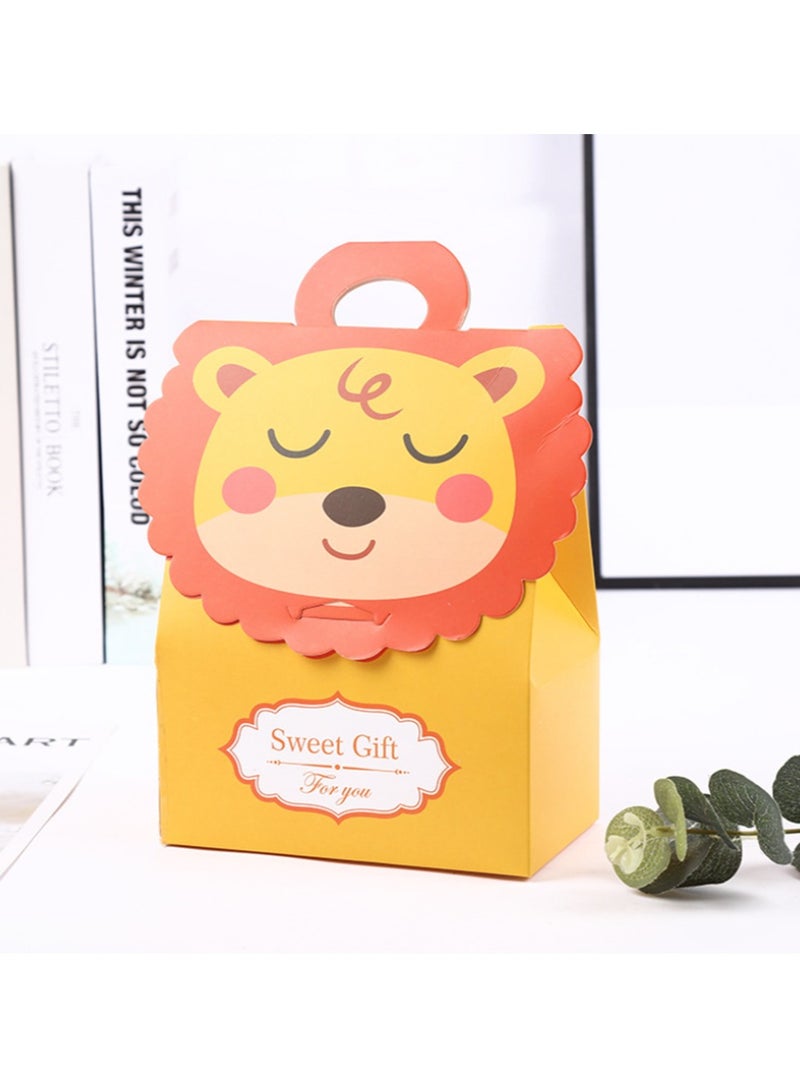 SYOSI 12 pcs Jungle Safari Animals Treat Bags Zoo Birthday Party Favor Decorations Supplies Goody Gift for Kids Baby Shower - Image 4