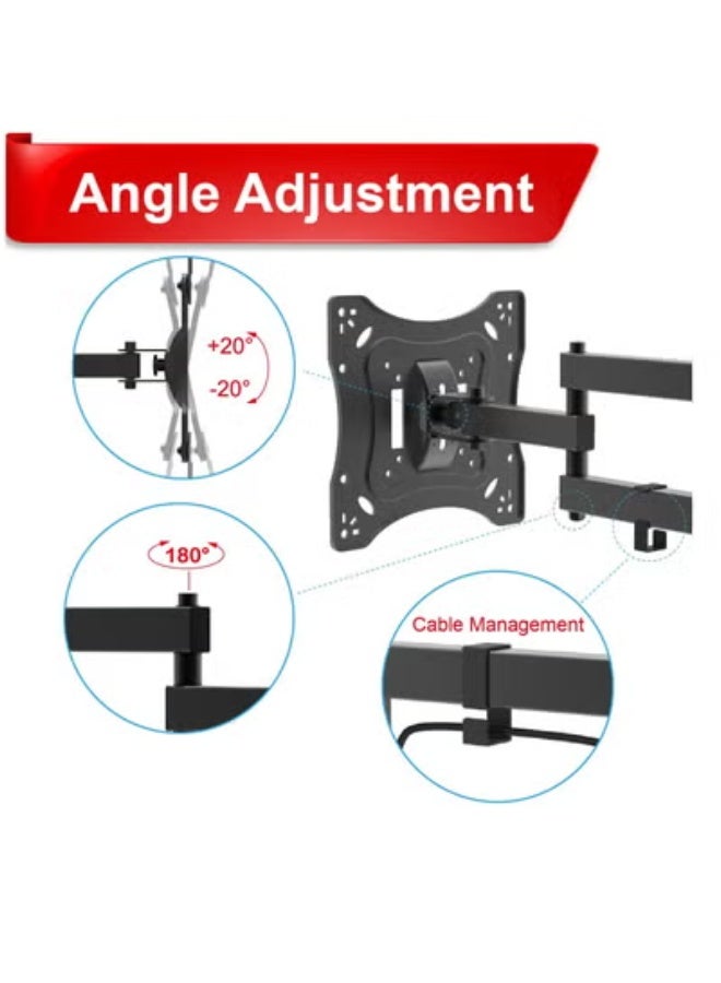 حامل تابلت وموبايل قابل للتعديل – حامل مكتب بذراعين قابلتين للتعديل ودوران 360° وقابل للطي – متوافق مع iPad، iPhone والأجهزة اللوحية - Image 3