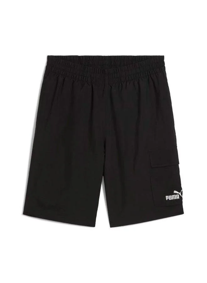 PUMA puma black 9" Logo Cargo Shorts for Men | Best Price UAE