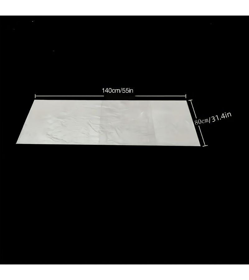 10 Transparent Disposable Plastic Car Seat Covers For Single Front Seat - Image 2