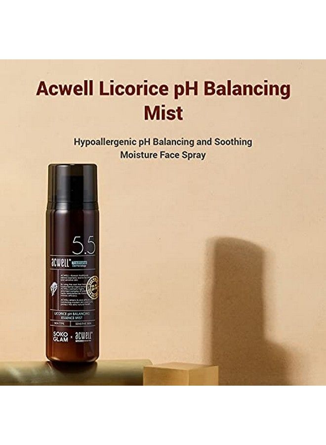 ACWELL Licorice Ph Balancing Essence Hydrating Face Mist 3.38 Fl.Oz. Soothing And Hydrating With Licorice Water For Instant Moisturization Facial Mist Without Nitrogen For All Skin Types - Image 3