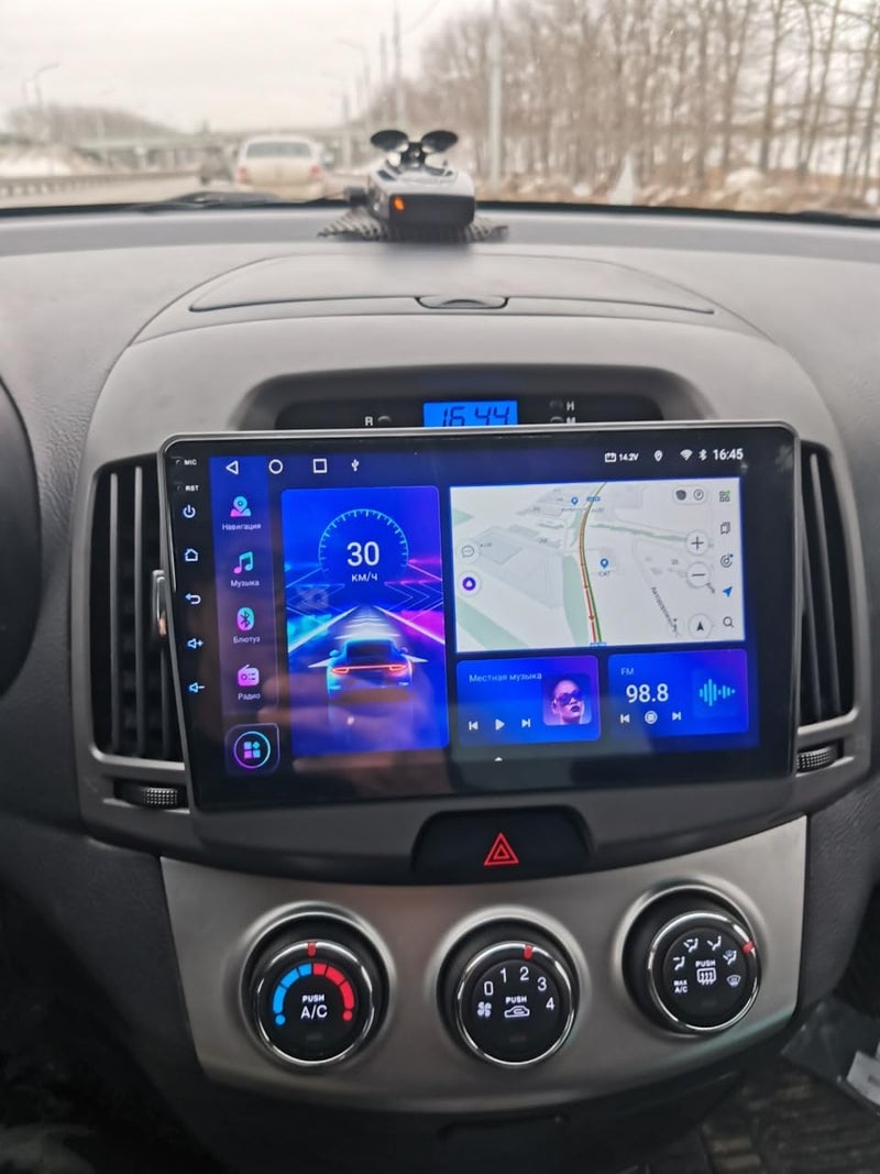 SSR 9 inch android car screenf for hyundai elantra model 2007 to 2011 with applecarplay android auto reverse camera wifi maps youtube - Image 3