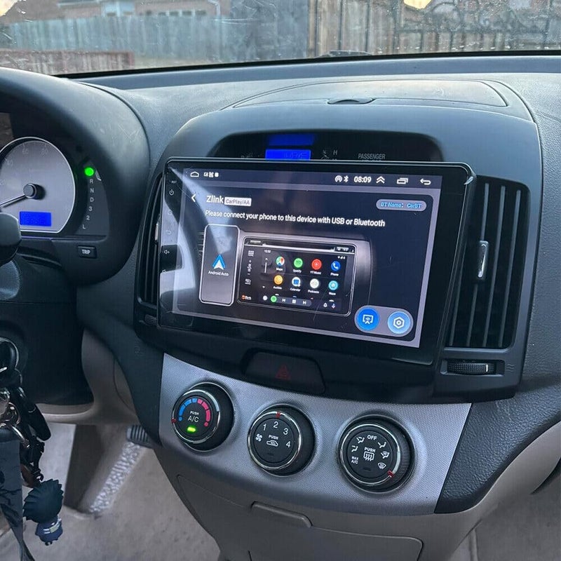 SSR 9 inch android car screenf for hyundai elantra model 2007 to 2011 with applecarplay android auto reverse camera wifi maps youtube - Image 4