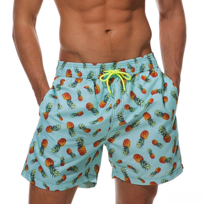 Men'S Four-Season Casual Beach Shorts With Digital Print, Loose Fit, Fashionable, One-Size-Fits-All, Style, Energetic And Trendy - Image 5