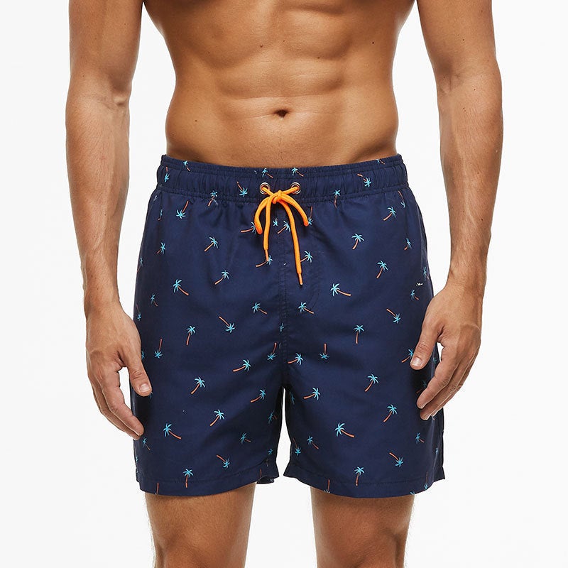 Men'S Four-Season Casual Beach Shorts With Digital Print, Loose Fit, Fashionable, One-Size-Fits-All, Style, Energetic And Trendy - Image 2
