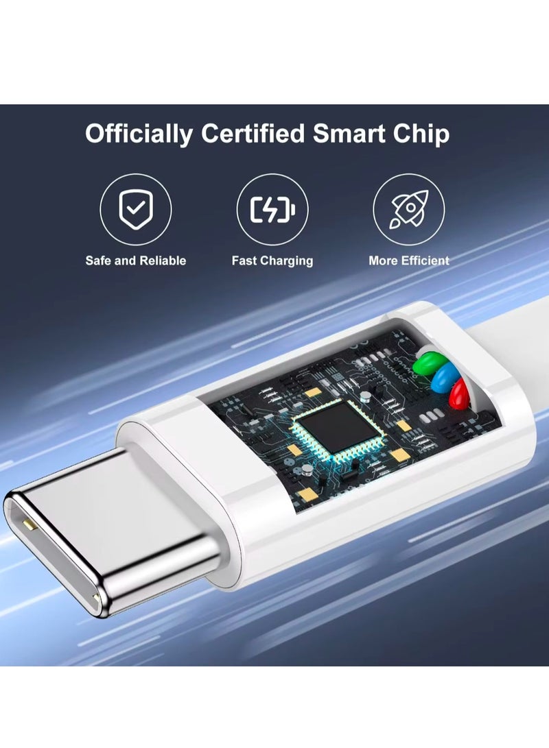 CHAPPELINE 1m USB-C to USB-C Fast Charging Cable 65W Cut Resistant Type-C Charger Cable Compatible with iPhone 15, iPhone 16, Huawei, Samsung and all Type-C Devices - Image 2