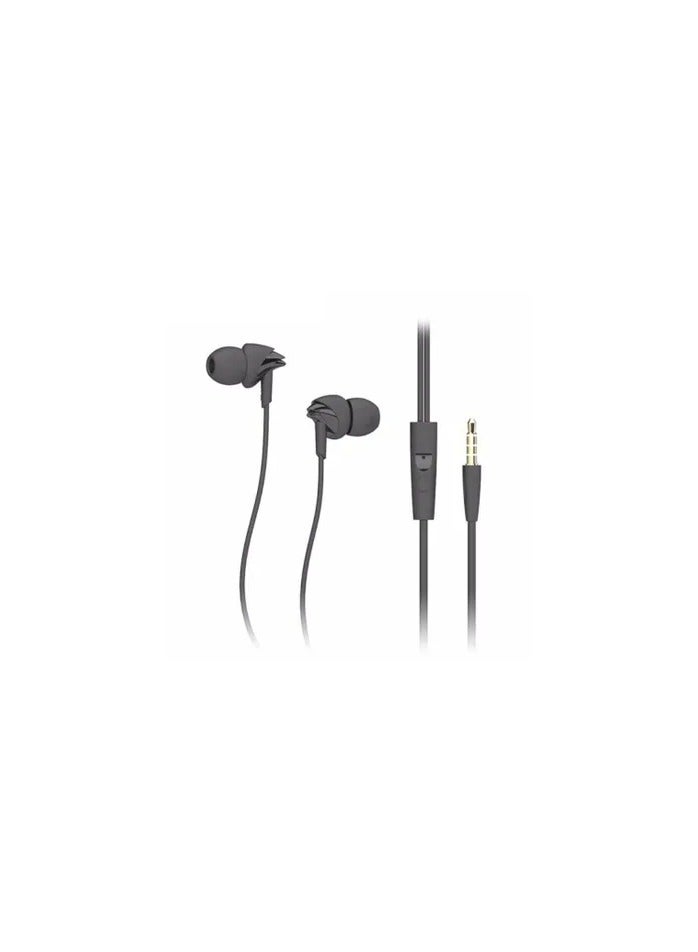 Rock Headset Rock Y1 Stereo Earphone Black- 6972283941162 - Image 1