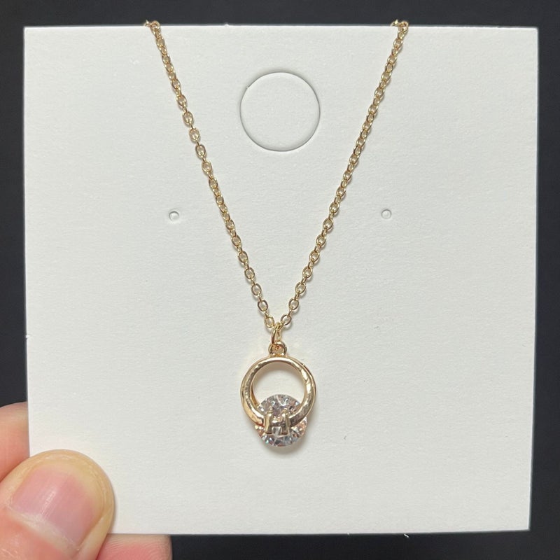 Titanium Steel Geometric Layered Necklace for Women, Minimalist Sweater Chain Collarbone Jewelry, Fashionable Daily Accessory