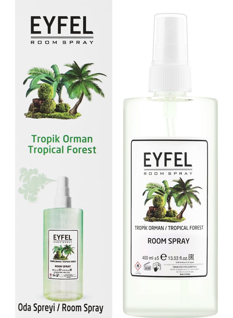 آيفيل معطر جو برائحة الغابات الاستوائية - رائحة تدوم طويلًا، ٤٠٠ مل | زيوت عطرية فاخرة للمنزل والمكتب - Image 3