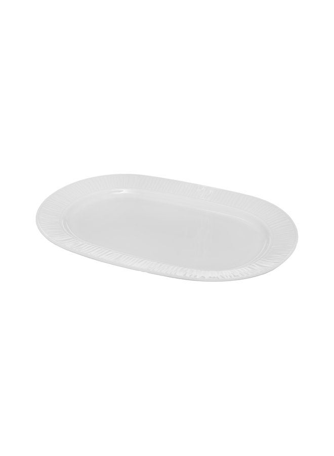 Kutahya Oval Plate Emotion 32 CM White - Image 3