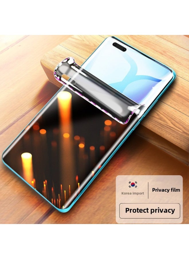 ماركة غير محددة لـ Huawei mate50pro Hydra Anti-Peep Film 40pro Full Screen nova8pro Blu-ray x10 Honor v40 Film - اللون: Huawei mate20x/5g - الحجم: غشاء هيدروجيل مضاد للفتح [مُغلّف]  - Image 3