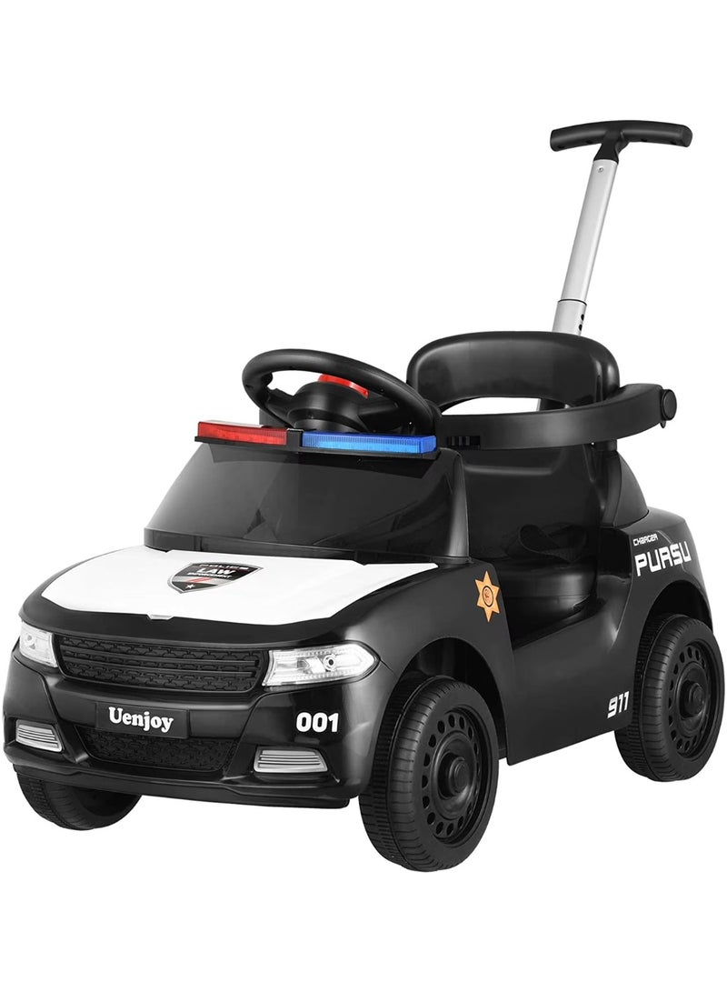 Dodge دودج تشارجر سيارة شرطة قابلة للدفع سوداء CH9958 - Image 2