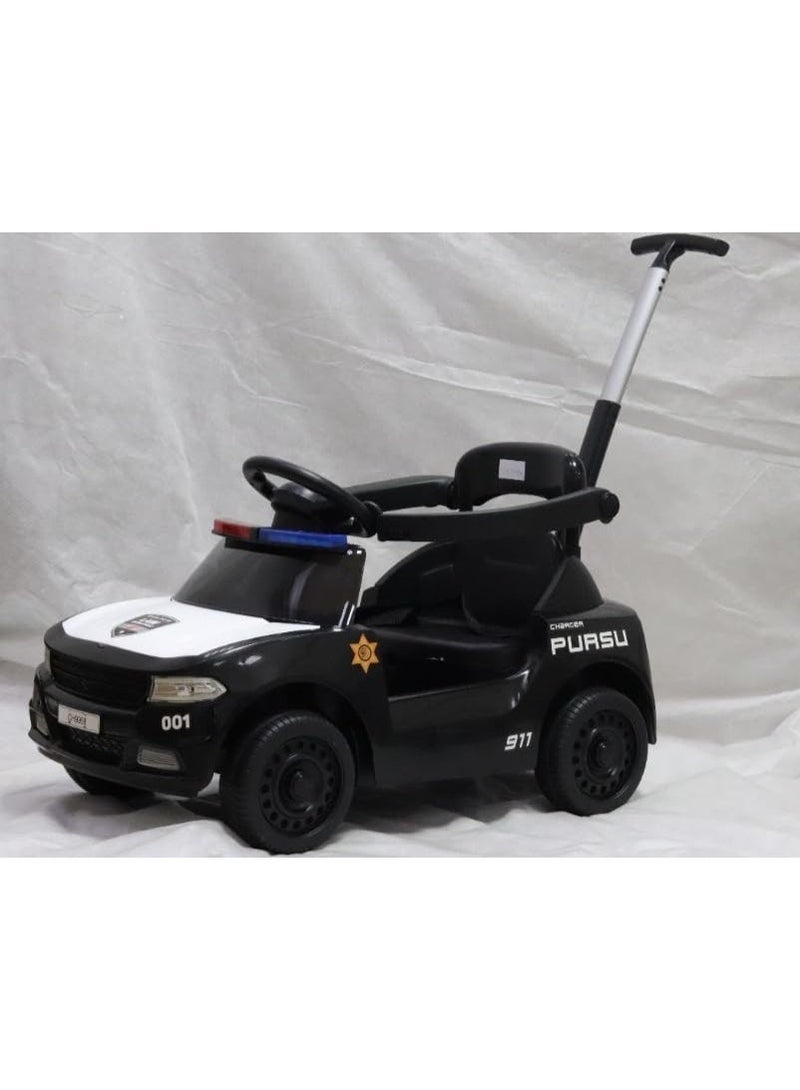 دودج سيارة دودج تشارجر سوداء اللون، سيارة دفع للأطفال، شرطة، CH9958 - Image 2