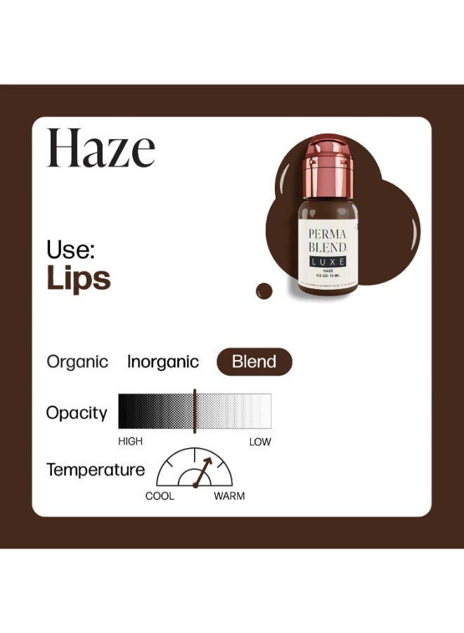 Perma Blend صبغة شفاه فاخرة - ضباب 15 مل صبغة نباتية PMU Lxceh1/2-S - Image 2