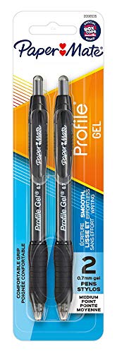 Paper Mate Profile Retractable Gel Pens 2 Pack - Image 1