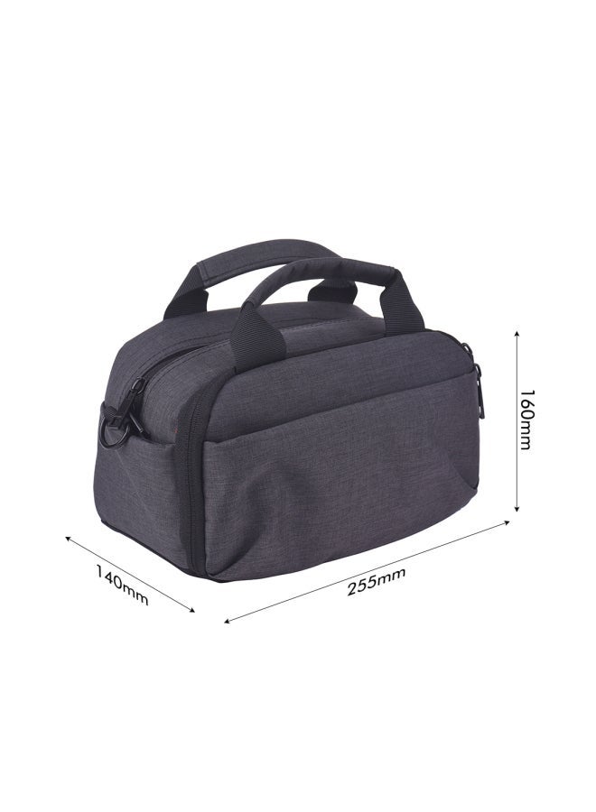 NIBEMINENT DSLR Shoulder Bag With USB Charging Port Black - Image 5