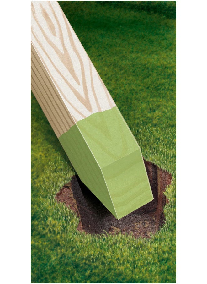 RUST-OLEUM Rust-Oleum 1904A Wolman (Woodlife) CopperCoat Green Wood Preservative-Below Ground, Quart  - Image 5