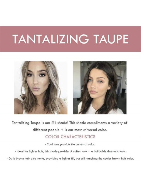 Brown Eyebrow Pencil, Tantalizing Taupe - Vegan, Gluten Free, Cruelty Free, Paraben Free Eyebrow Makeup, Long Wearing, Smooth Consistency