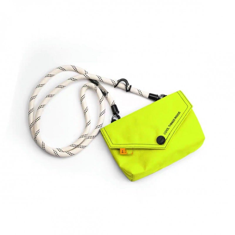 Nocoque Fashion Brand Mini Messenger Bag One Rope Dual-Use All-Match Outdoor Nylon Bag Niche Mobile Phone Pouch - Image 3