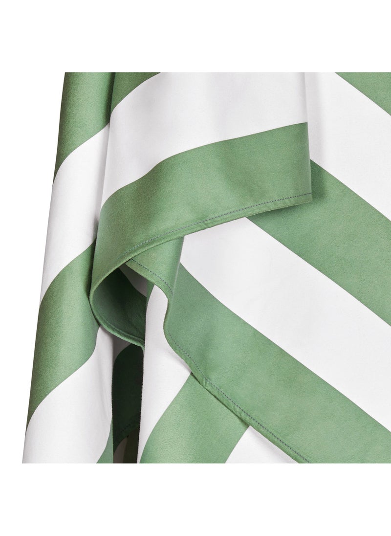 Dock & Bay Dock & Bay Beach Towel, Super Absorbent, Quick Dry, Sand Free, Compact & Lightweight, 100% Recycled Materials, Includes bag - Large (160x90cm) - CAYMAN OLIVE  - Image 2
