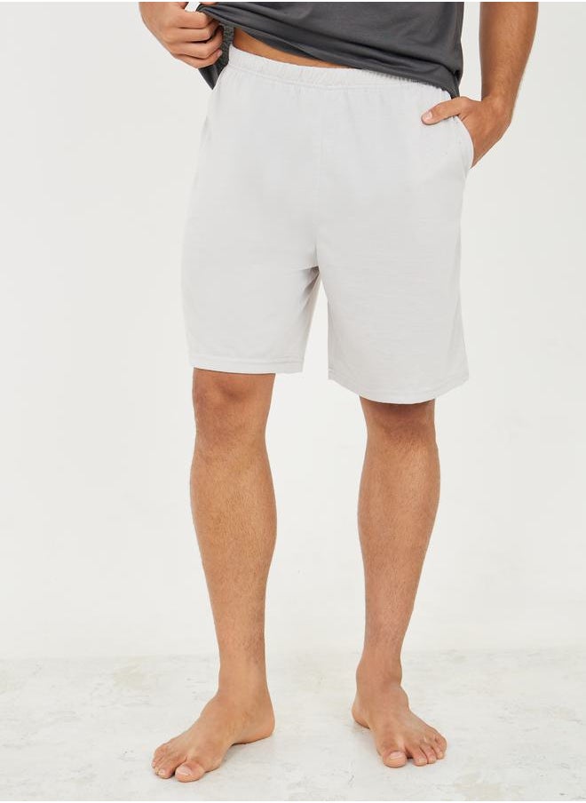 Styli - Minimal Print T-Shirt & Short with Pocket Set - Image 1