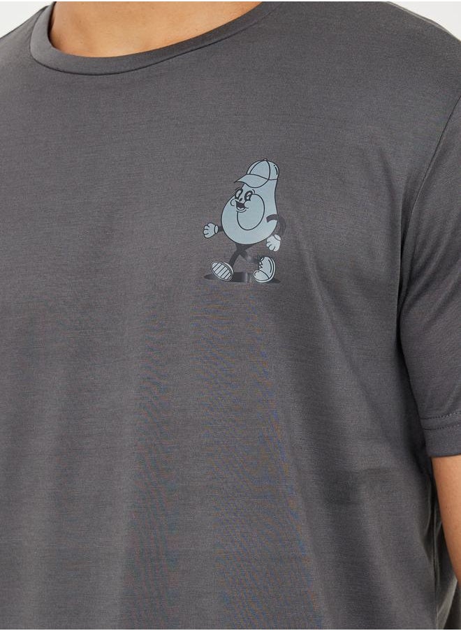 Styli - Minimal Print T-Shirt & Short with Pocket Set - Image 1