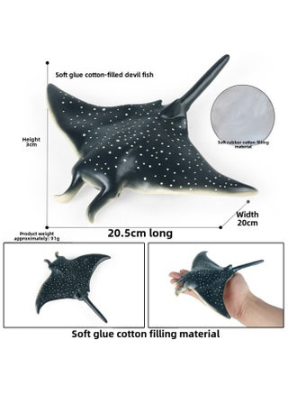 Simulation Soft Glue Large Devil Fish Marine Manta Ray Model Soft Glue Cotton Children's Cognitive Early Education Great White Shark Toy-Color:JS Cotton-filled Soft Glue Devil Fish - pzsku/Z1FD58B4EDBF6D27F423CZ/45/1745823371/77633a84-b3f5-4f27-9d8a-b6ce29549290