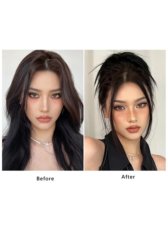 Hair Piece Claw Clip Hair Bun Hair Toppers for Women Claw Clip Pony Tail Hair Extensions Tousled Updo Wavy Curly Chignon Hair Buns Hair Scrunchie with Clip - Image 4