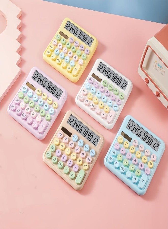 MASTANO Colourful Handheld Calculator with Large Display, Big Round Buttons,Cute Calculator for Office, School, Home - Image 5