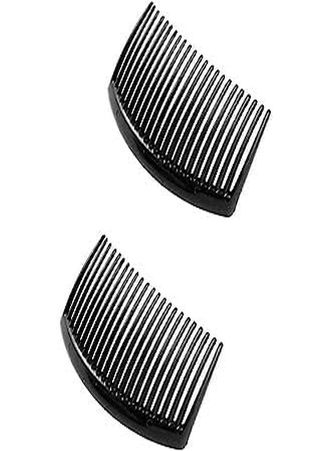 Shivoham Trendy fashion 4 Pcs Plastic Hair Side Combs French Twist Comb Fine Hair Clips for Women Decorative - Image 5