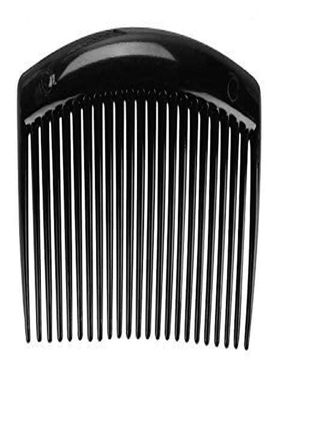 Shivoham Trendy fashion 4 Pcs Plastic Hair Side Combs French Twist Comb Fine Hair Clips for Women Decorative - Image 2