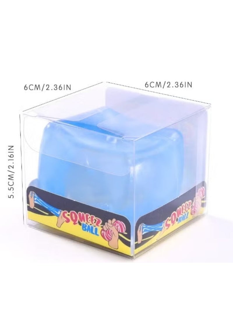 Squeeze Soft Squishy Foam Stress Cube Fidget Toy - Image 1