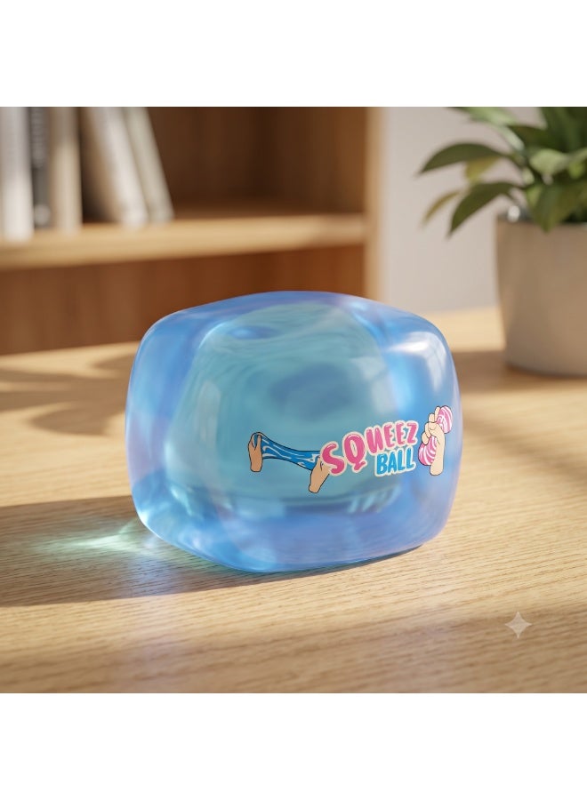Squeeze Soft Squishy Foam Stress Cube Fidget Toy - Image 2