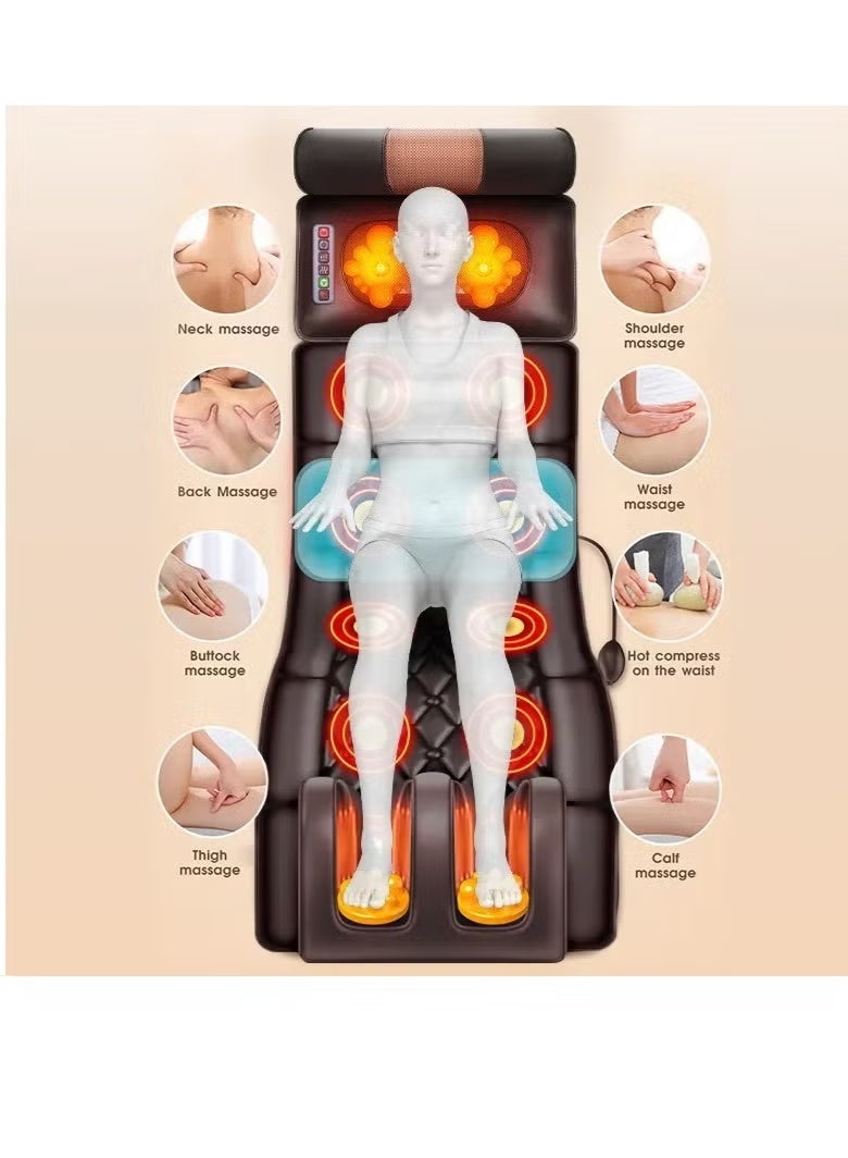 Rabos Luxury Portable Full Body PU Leather Massage Mattress - Image 3