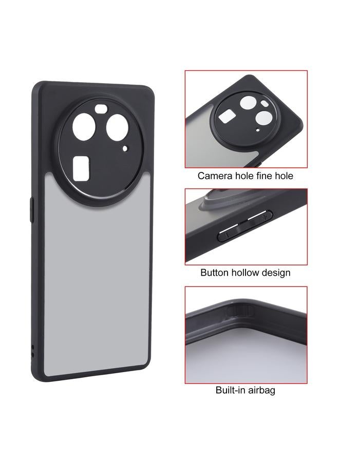 S-TOP Case For OPPO Find X6 Fine Pore Matte Black TPU + PC Phone Case - Image 3