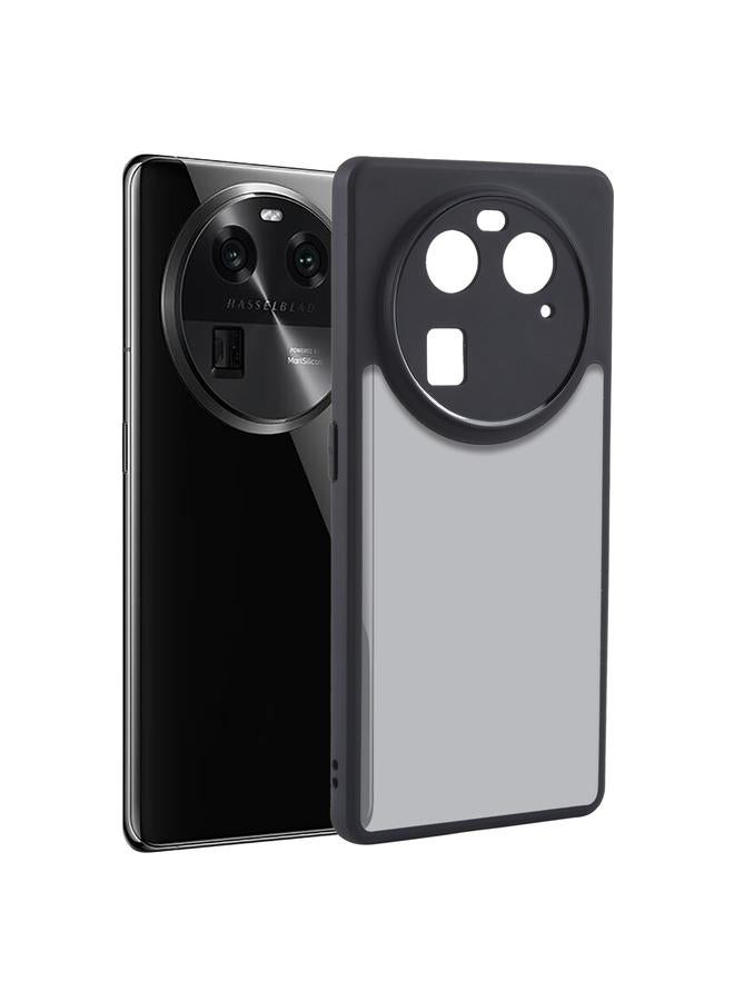 S-TOP Case For OPPO Find X6 Fine Pore Matte Black TPU + PC Phone Case - Image 1
