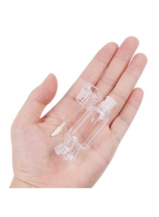 JOLLYSTYLE 24PCS Lip Gloss Tubes - Candy Ice Cream Shape Lip Gloss Containers Empty - Refillable Clear Lipgloss/Lip Balm Containers for Girls Women DIY Cosmetics (12 candy and 12 ice cream) - Image 4