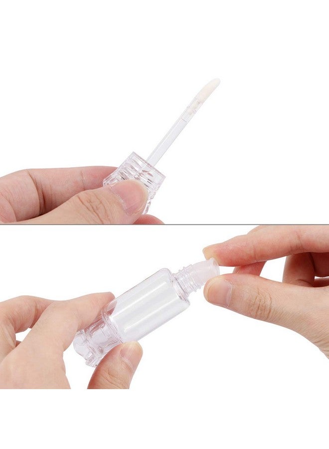 JOLLYSTYLE 24PCS Lip Gloss Tubes - Candy Ice Cream Shape Lip Gloss Containers Empty - Refillable Clear Lipgloss/Lip Balm Containers for Girls Women DIY Cosmetics (12 candy and 12 ice cream) - Image 3