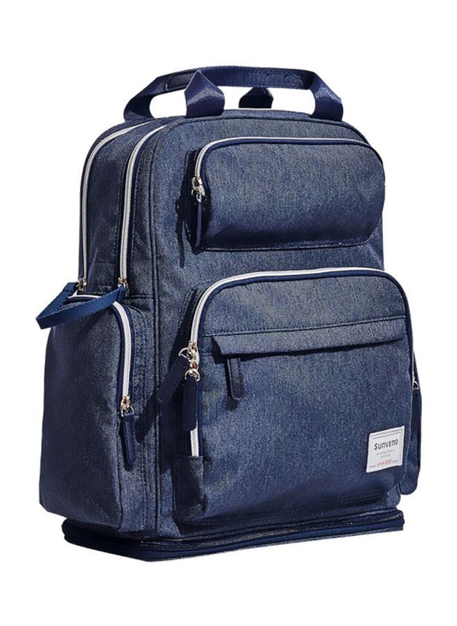 NIBEMINENT Extendable Diaper Backpack - Navy Blue  - Image 3