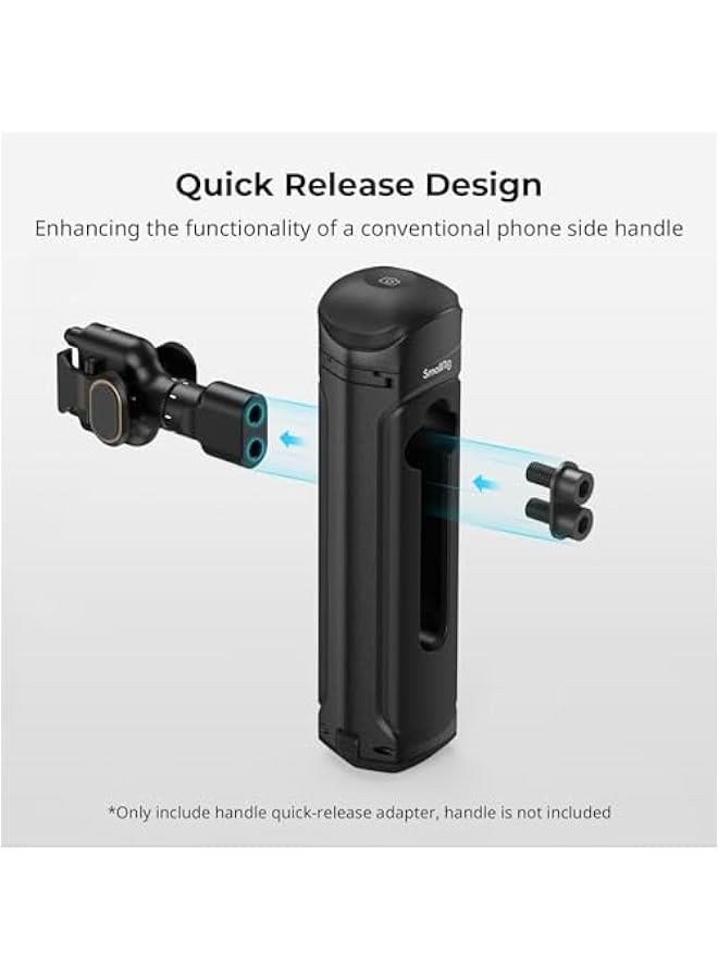 SMALLRIG Rotatable Quick Release Side Handle Adapter, Compatible With Quick Release Phone Cage Series And All The Mobile Phone Side Handles - 4610 - Image 2