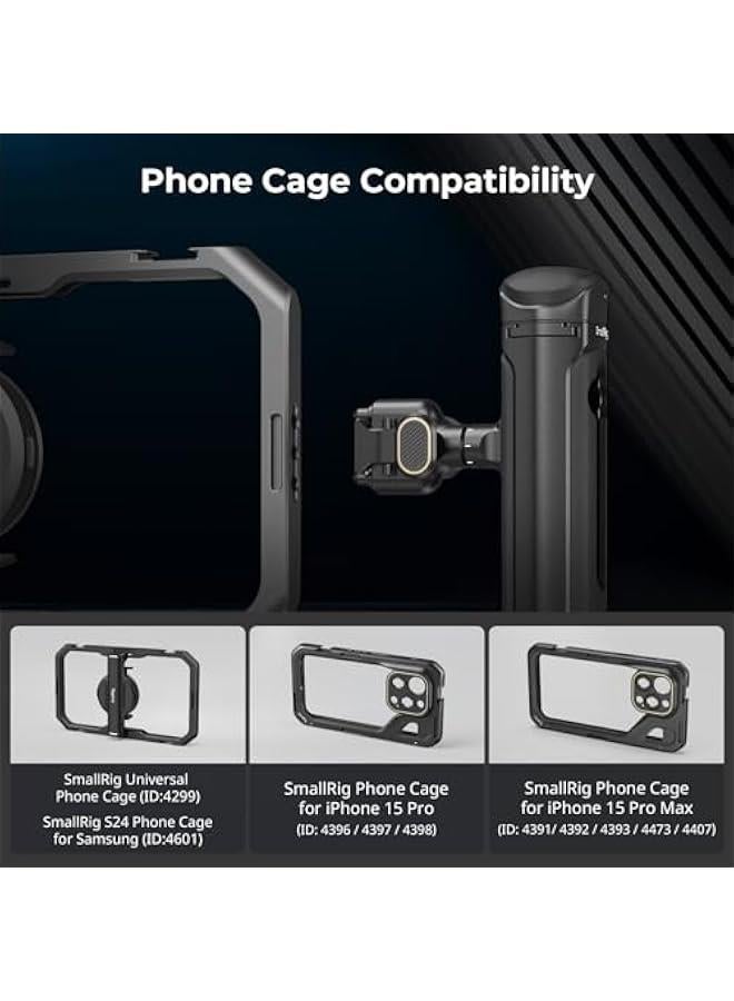 SMALLRIG Rotatable Quick Release Side Handle Adapter, Compatible With Quick Release Phone Cage Series And All The Mobile Phone Side Handles - 4610 - Image 4