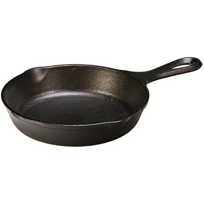 Lodge H5Ms Heat Enhanced And Seasoned Cast Iron Mini Skillet 5Inch 65 Black H3Sk - Image 1