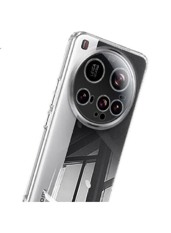 Koolife Xiaomi 15 Ultra Phone Case Protective Cover Xiaomi 15 Ultra Phone Case Lens Full Package Simple Skin-Friendly Transparent Soft Shell Fading Fingerprint Back Cover - Image 3