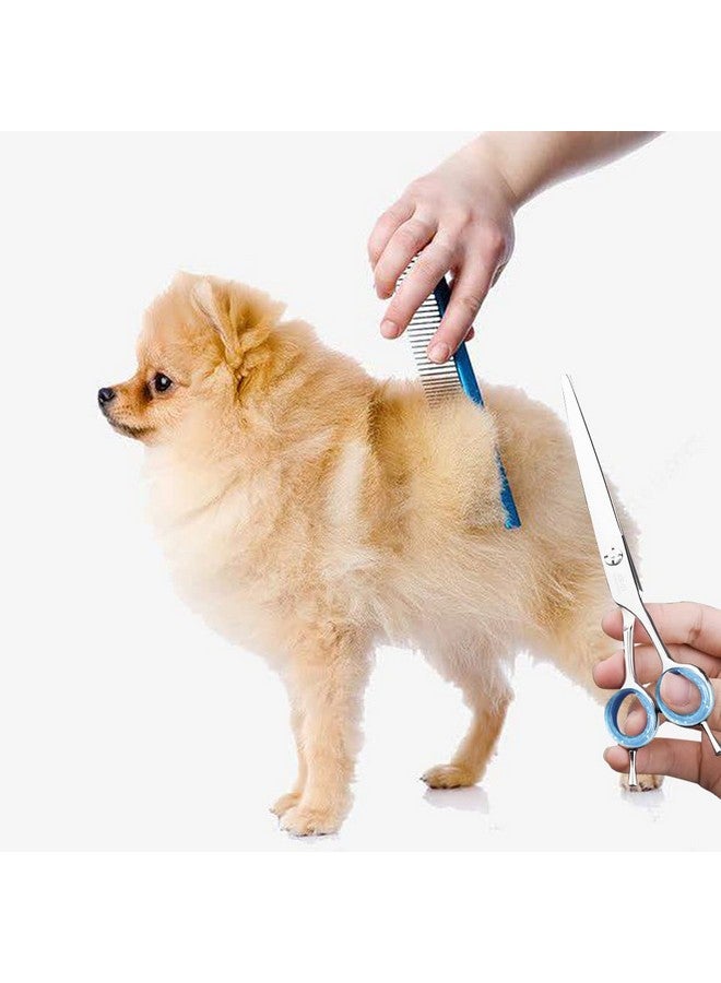 DonLeeving 24 Pcs Soft Silicone Scissors Finger Rings Dog Grooming Pet Shears Ring Thumb Inserts Finger Protector Ring Scissor Accessories For Barber Dog Hair Cutting Scissors (8 Colors) - Image 5