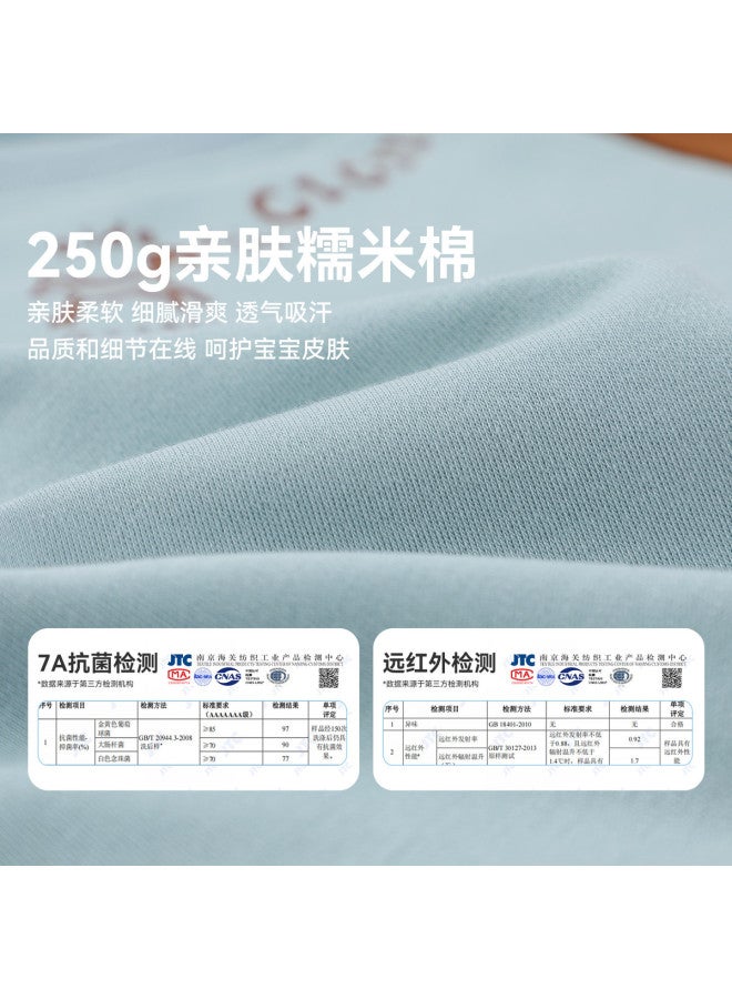 Master Collaboration Heat-generating Antibacterial] Boys' Base Layer Shirt Autumn/spring Style Baby T-shirt Long Sleeve Children's Top Girls' - Image 5