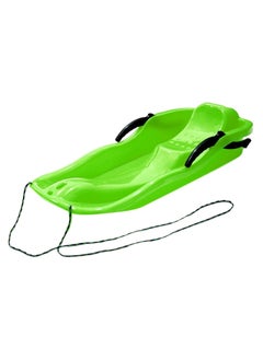 BLOOMING TIME Winter Adventure Awaits 2 Person Snow Sled with Brakes and Pull Rope for Kids and Adults Green  - Image 1
