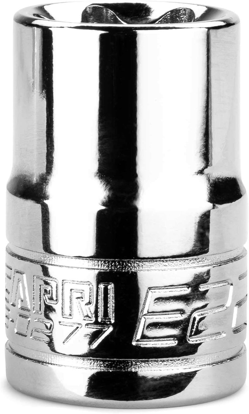Capri Tools E22 External Star Socket, 1/2-Inch Drive - Image 1